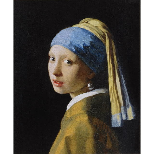 真珠の耳飾りの少女 フェルメール「真珠の耳飾りの少女」ハイクラス原寸複製画 ｜絵画販売