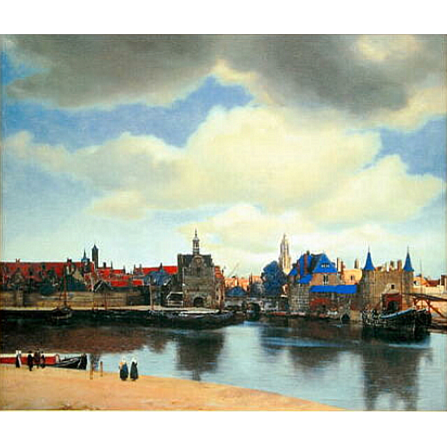 フェルメール《デルフト眺望》